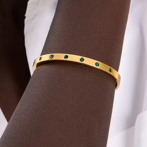 Kate Spade New York Bracelet Women Gold Stackable Stainless Steel Bangle ERK1969 - Picture 13 of 13